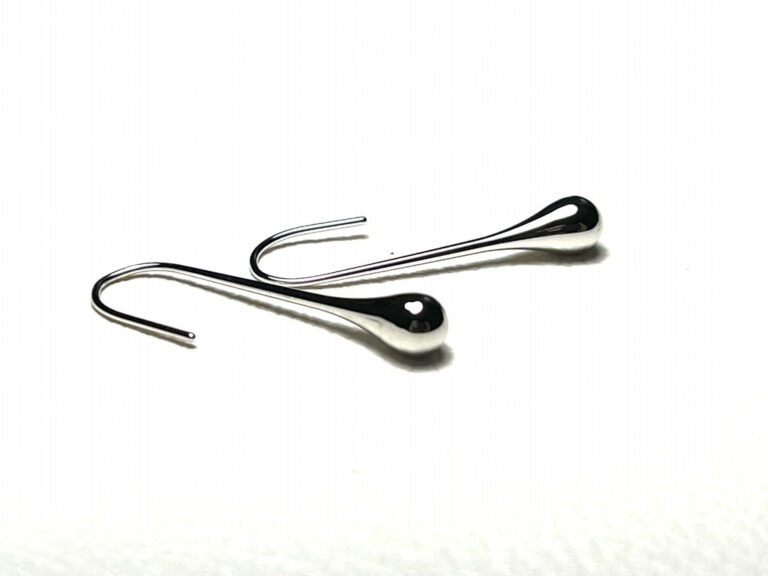 earring-steel-water drop